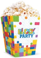 POPCORNOVÉ KRABIČKY, LEGO BLOKY NA NARODENINY, 6 KS