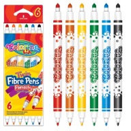 Colorino fixy, obojstranné popisovače, dve hrúbky, 6 kusov 13437PTR
