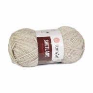 100g priadza 30% vlna Shetland YA béžová melange 535
