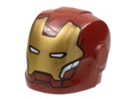 Lego New Iron Man Dark Red Minifigúrková prilba 28631pb20