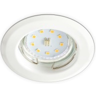 Kobi LED držiak halogénovej žiarovky pevný, okrúhly, biely OH14 0879
