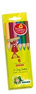 Veľké trojuholníkové pastelky X-Big Delta, 6 farieb