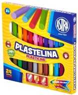 Astra PLASTELINA 24 farieb POĽSKÝ výrobok