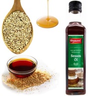 Čínsky sezamový olej z pražených sezamových semienok 100% malý 250ml DIAMANTOVÝ