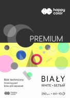 Biely technický blok A4/250g Happy Color 10 listov.