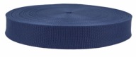 Páska na prenášanie koženého popruhu 4 cm 40 mm - námornícka modrá