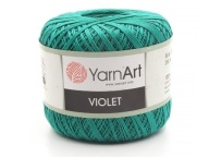 Violet YarnArt šnúra 6334 zelená
