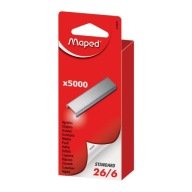 Oceľové skoby 26/6 5000 kusov MAPED