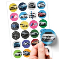 ZNAČKOVÉ NÁLEPY BMW ALPINA M3 SUPER KVALITA 24 KS