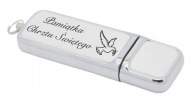Kožený USB flash disk 1GB s gravírovaním pre KRST.