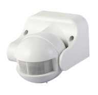 Pohybový a súmrakový senzor pre LED 180 stupňov biela IP44