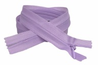 Pevný skrytý zips lila 22 cm