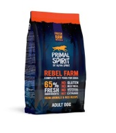 Primal Spirit Rebel Farm krmivo pre dospelých psov 1 kg