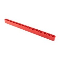 LEGO Liftarm Beam 15 32278 4163147 ČERVENÁ Novinka