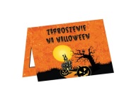 Pozvánky na Halloween Haunted House 6 ks