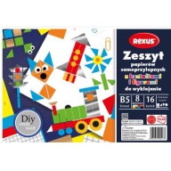 Samolepiaci tvarovaný výrez B6, 16 listov