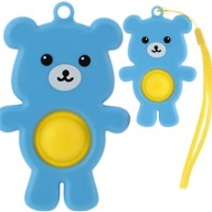 KEYRING SENSORY KEYRING ANTISTRESOVÝ POP IT MEDVEĎ MEDVEĎOVÝ PRÍvesok
