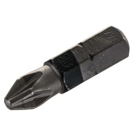 WURTH BIT HEAD CROSS PZ2 BLACK 1/4 25mm