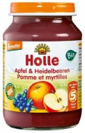 HOLLE BIO dezert s jablkami a bobuľami pre deti 190 g