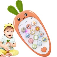 TELEFÓN PRE DETI INTERAKTÍVNY VZDELÁVACÍ SMARTFÓN HRAČKA HRA DETI HRY