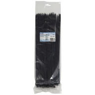 Sťahovacie pásky 4,8x370mm čierne 100 ks