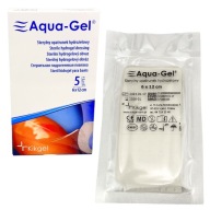 STERILNÝ HYDROGÉLOVÝ OBLIEK AQUA-GEL 6cm x 12cm 1 ks.