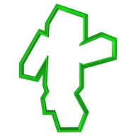 Formička na vykrajovanie sušienok Minecraft Man 3 10cm