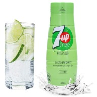 Sirup pre SodaStream 7Up karbonizátor s nulovým obsahom cukru, koncentrát šťavy, 440 ml