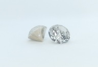 Čalúnický gombík s otvorom cez kryštál, 20mm