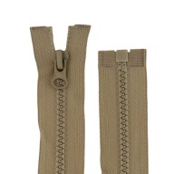 ČLENKOVÝ Zips #5 - 55 CM - TMAVÝ PIESOK