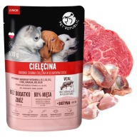 PET REPUBLIC Junior Fileciki mokré krmivo pre šteňatá Teľacie mäso 100g
