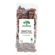Bezsemenné svetlé sušené datle 1kg Vita Natura