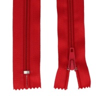 ŠPIRÁLOVÝ Zips #5 - 18 CM - ČERVENÝ