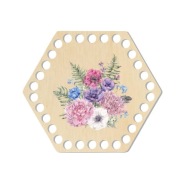 BSZ462-UV Základňa košíka - šesťhran 15,3x13,4cm - zväzok