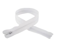 Zips, SAMOSTATNÝ Zips, KRYTÁ ČIPKA 20cm SVETLO SIVÁ