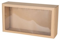 KRABIČKA S OKIENKOM KARTÓN NA MIERU 55x30x15 DARČEKOVÉ BALENIE