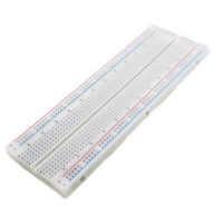 830-pólová doska na krájanie pre Arduino | biely prototypový kontaktný pásik