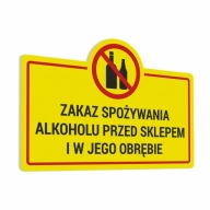 Nálepka – Bez spotreby alkoholu 13,3x20