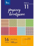 Kreatívny papier A4 16 listov Tetis KB030-11