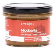 MED S PELOM A PROPOLISOVÝM MLIEKOM 0,25KG