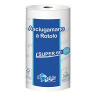 KUCHYNSKÁ PAPIEROVÁ Utierka, BIELA ​​CELULÓZA 2W 60m