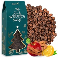 Vianočná zrnková káva SILENT NIGHT škorica jablko 120 g v krabičke