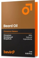 Beviro Cinnamon Season - Grapefruit, škorica, santalový olej na fúzy 1 ml