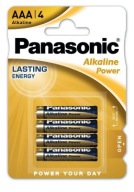 PANASONIC ALKALINE LR3 AAA BATÉRIE 4 ks