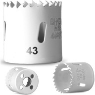 DIEROVÁ PILA NA DREVO, KOV FI 43mm BI-METAL REZANÁ DIEROVÁ PILA VRTAČKA