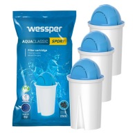 3x WESSPER VLOŽKA DO DAFI džbánu, NÁHRADA PRE BRITA