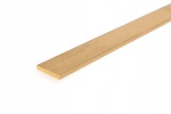 Mosadzná plochá tyč vyrezaná na rozmer 25x3mm | 10 cm