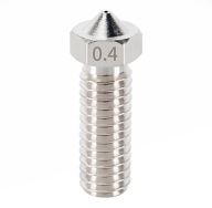 Tryska Nerezová oceľ Nerezová sopka 0,4 mm 1,75 mm M6 E3D V6 RepRap