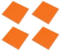 LEGO 3958 TANIER 6x6 oranžová (20g) 4 ks.
