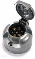 Kovová hliníková zásuvka na príves 12V 7 PIN